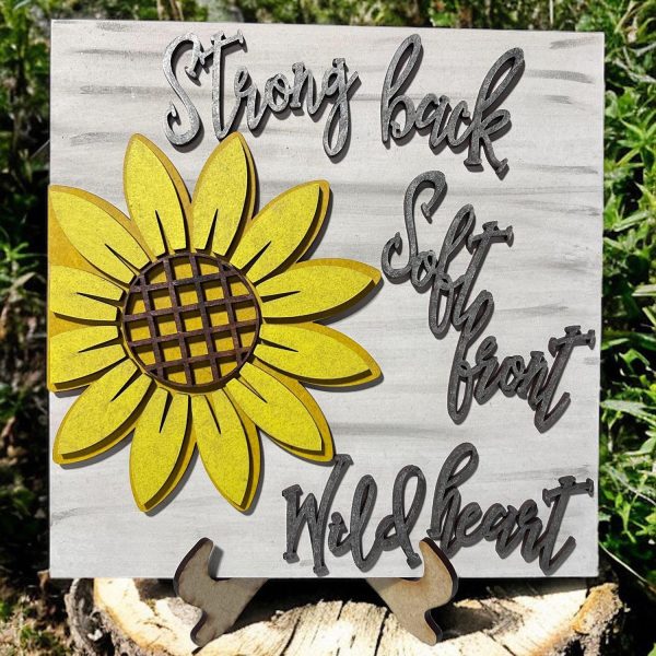 Wild Heart Flower Sign Sale - Image 2