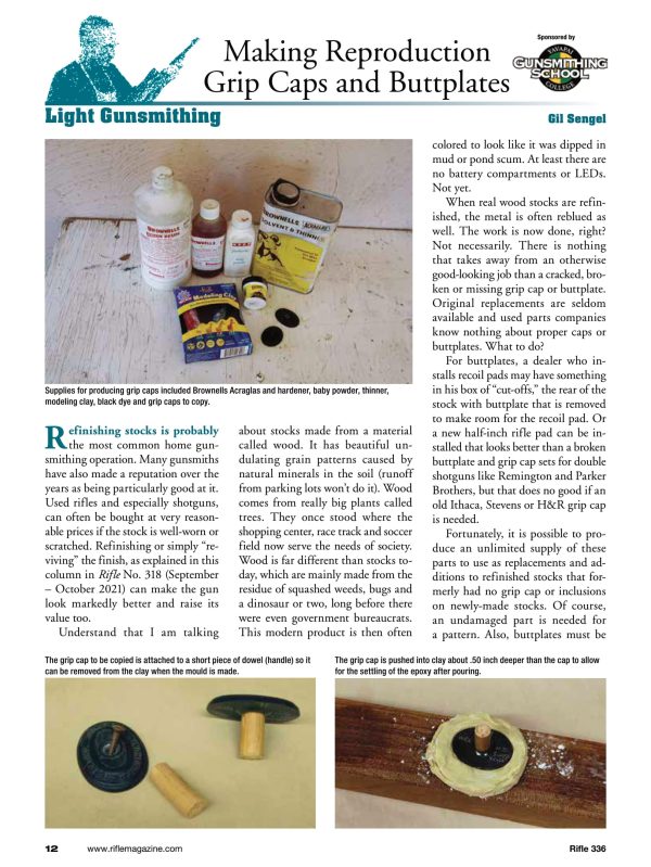 Rifle - September 2024: Keeping Rifle Barrels Cool During Load Development, Smith & Wesson Model 1854, Savage Arms 110 Trail Hunter In 400 Legend, Strasser RS 14 Evolution, The 22 Long Rifle & More! Cheap - Image 3