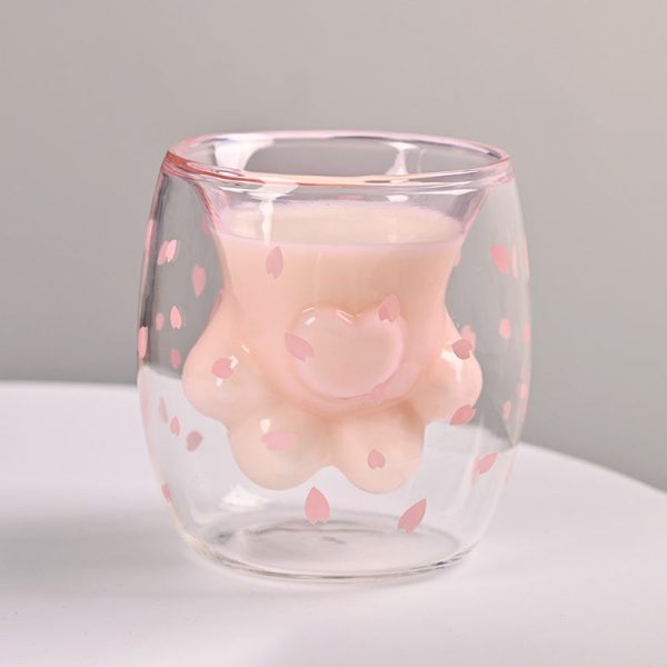 Sakura Cat Paw Cup For Cheap