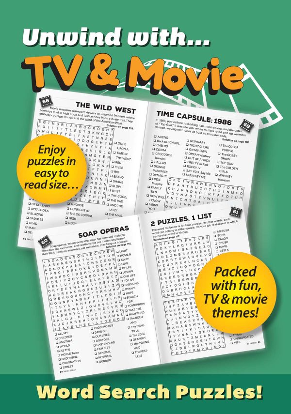 That s Entertainment Wordsearch TV & Movie #3 Online now - Image 2