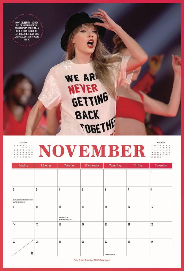 Taylor Swift - 2025 Calendar: A Year With The World s Biggest Pop Star, Bonus Content Through Music History & Rise To Stardom, Album Spotlight, TTPD, Folklore, Lover, Iconic Photos, Fun Facts & More! Online Hot Sale - Image 4