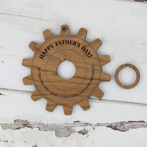 Gear-Shaped Gift Tag - Father s Day Gift Tag Online Sale - Image 2