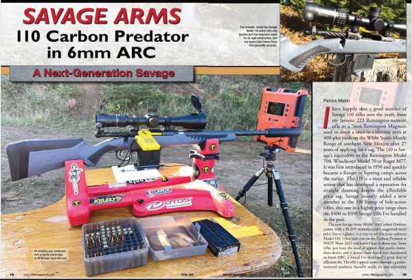 Rifle March 2024 - The Sporting Firearms Journal: 22 Winchester Magnum Rimfire, Springfield Armory M1A, Japanese Type 97 6.55mm Sniper Rifle, Scope Attachments, Gunsmithing, Testing & More! For Discount - Image 4