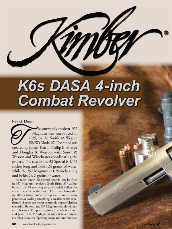 Handloader October 2023 - The Ammunition Reloading Journal: Varmint Hunter s Favorite 22-250 Remington, 30-30 Winchester, 7.6mm Parabellum 30 Luger & Kimber K6s DASA Combat Revolver Online now - Image 5