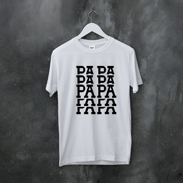 Papa Stacked Father s Day Graphic Hot on Sale
