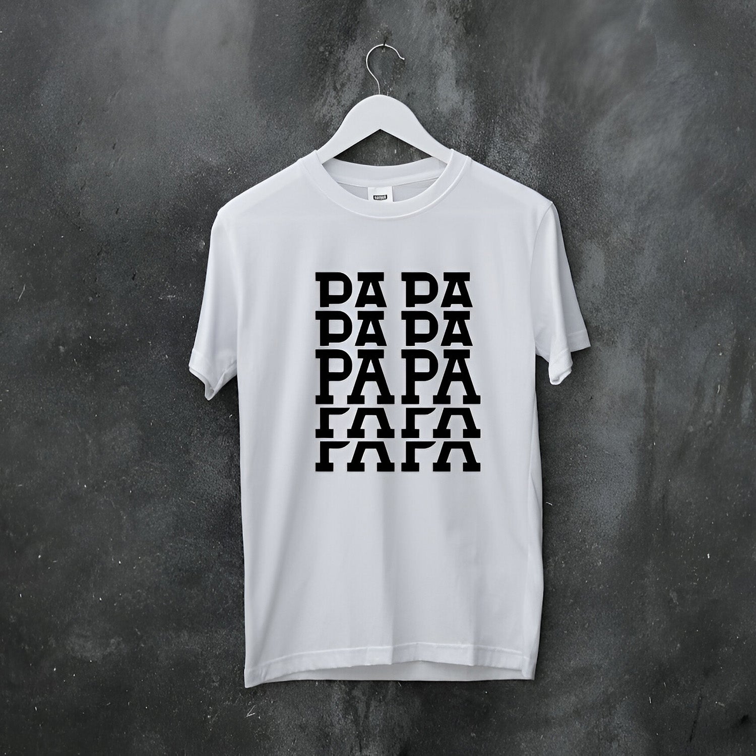 Papa Stacked Father s Day Graphic Hot on Sale
