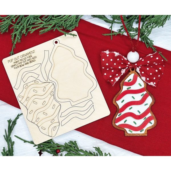 Christmas Tree Cookie Pop-Out Ornament For Sale - Image 2