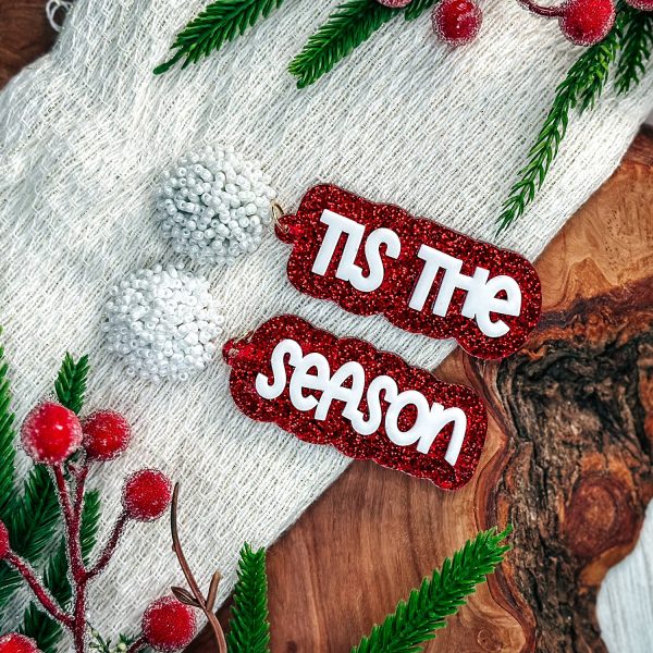 Tis The Season Layered Statement Earrings For Discount
