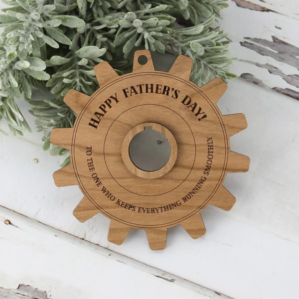 Gear-Shaped Gift Tag - Father s Day Gift Tag Online Sale