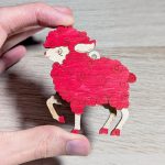Playful Layered Cartoon Sheep Ornaments (Set of 5) Online - Image 3