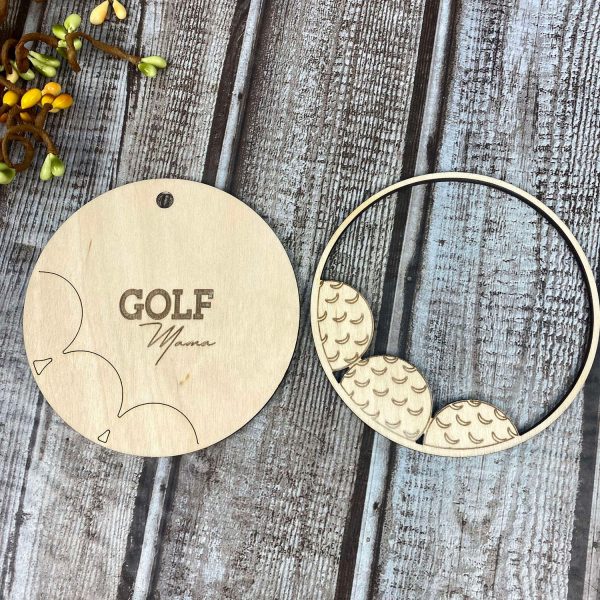 Customizable Golf Ornament   Bag Tag   Gift Tag Hot on Sale - Image 3