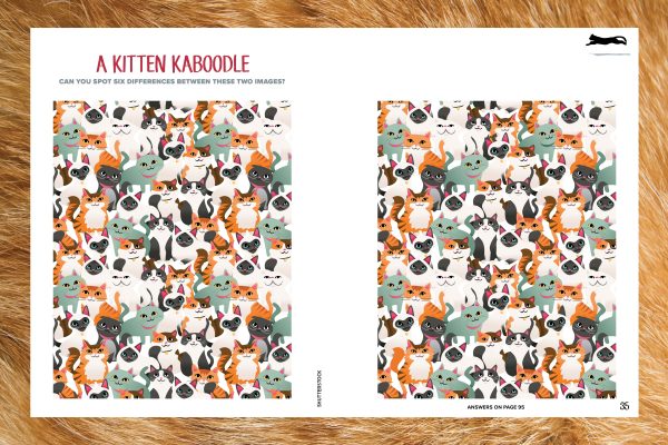Cat Pawzzles - Brain Teasers: Volume 1 Containing: Word Search, Jumble, Spot The Difference, Find The Cat & Much More! Hot on Sale - Image 4
