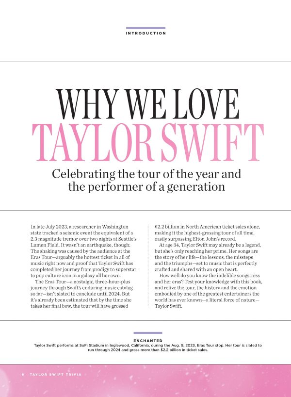 Taylor Swift Eras Tour - Trivia Book: Her Story, Album Evolution, Speak Now, Red, Reputation, Folklore, Songs, Inspiration, Lessons, Mistakes, Childhood, Breakups, VMAs Interruption, Pandemic & More! Discount - Image 5