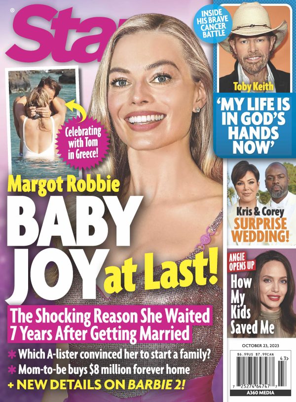 Star - 10.23.23 Margot Robbie Baby Joy at Last For Discount
