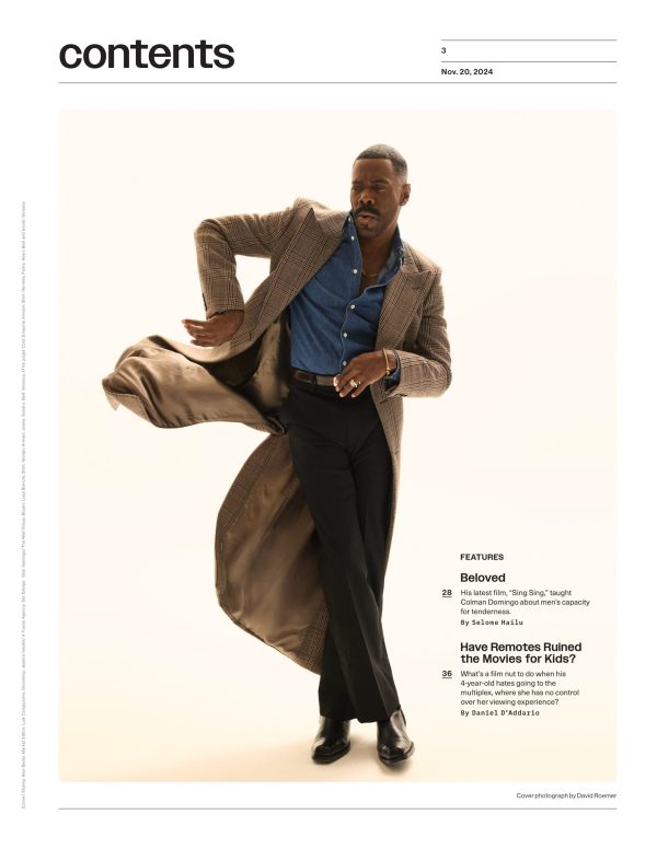 Variety - 24.11.20 Edition: Colman Domingo Returns To The Oscar Race With Role In Sing Sing, How The Film Taught Him About Men s Capacity For Tenderness, Have Remotes Ruined The Movies For Kids & More Cheap - Image 3
