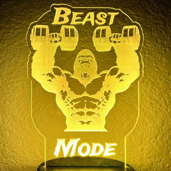 Gorilla Beast Mode LED Nightlight Insert For Cheap