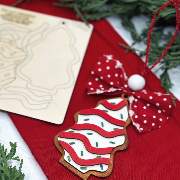 Christmas Tree Cookie Pop-Out Ornament For Sale - Image 4
