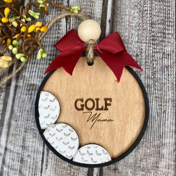 Customizable Golf Ornament   Bag Tag   Gift Tag Hot on Sale