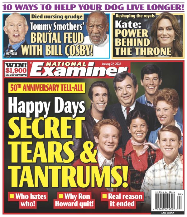 National Examiner - 01.22.24 Happy Days Secret Tears and Tantrums Sale