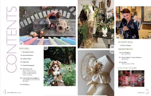 What Women Create - Inspiration For Your Imagination Fall 2023: Crotchet, Mixed Media, Weave, Paper, Theatrical Millinery, Art Of Business, Alexandria Sorrels, Karen Reid Kurtz, Sandra Liotus & More! on Sale - Image 2