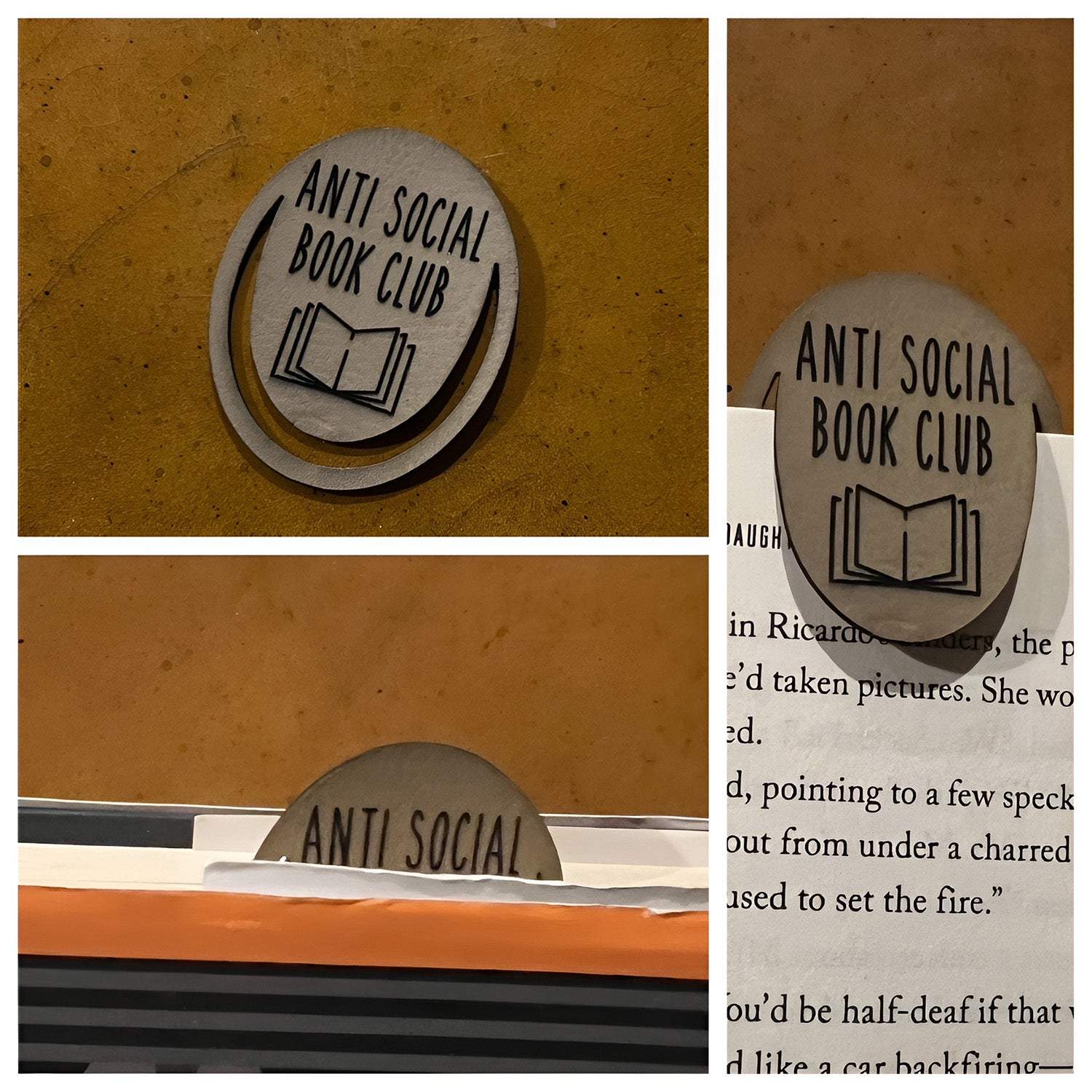 Anti-Social Book Club Paperclip Style Bookmark on Sale