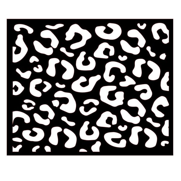 Cheetah Stencil Hot on Sale - Image 2