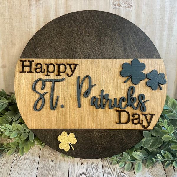 Happy St. Patrick’s Day Door Sign Hot on Sale