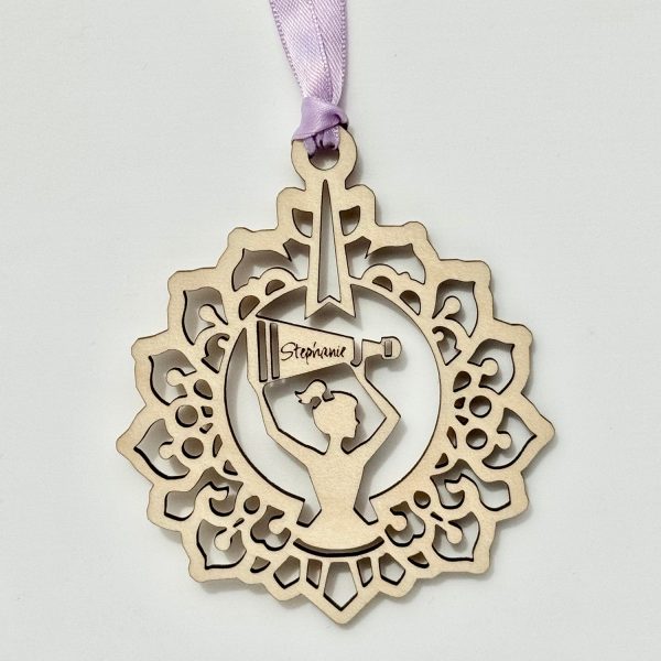 Customizable Cheerleader Ornament on Sale - Image 2