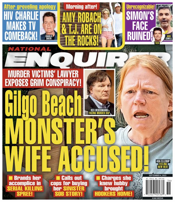 National ENQUIRER - 09.04.23 Gilgo Beach Monsters Wife Accused Online Sale