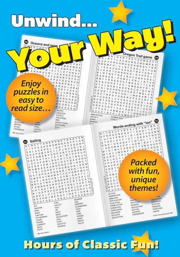 Take a Break - Super Star Word Search! For Sale - Image 2