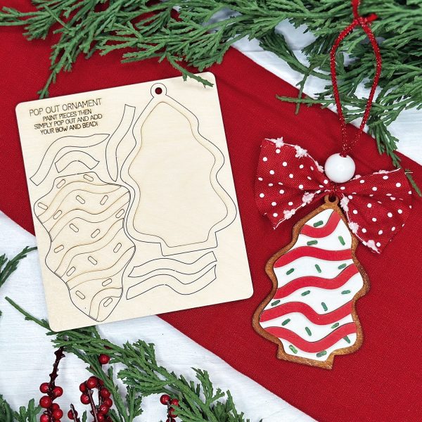 Christmas Tree Cookie Pop-Out Ornament For Sale