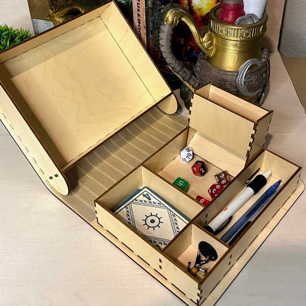 TTRPG Character Book: Tray with Dice Tower Online - Image 5