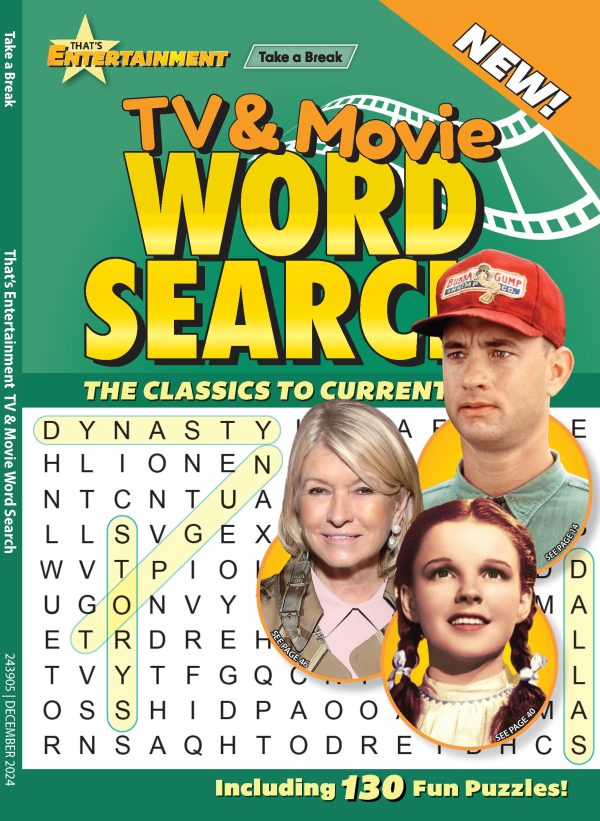 That s Entertainment Wordsearch TV & Movie #3 Online now