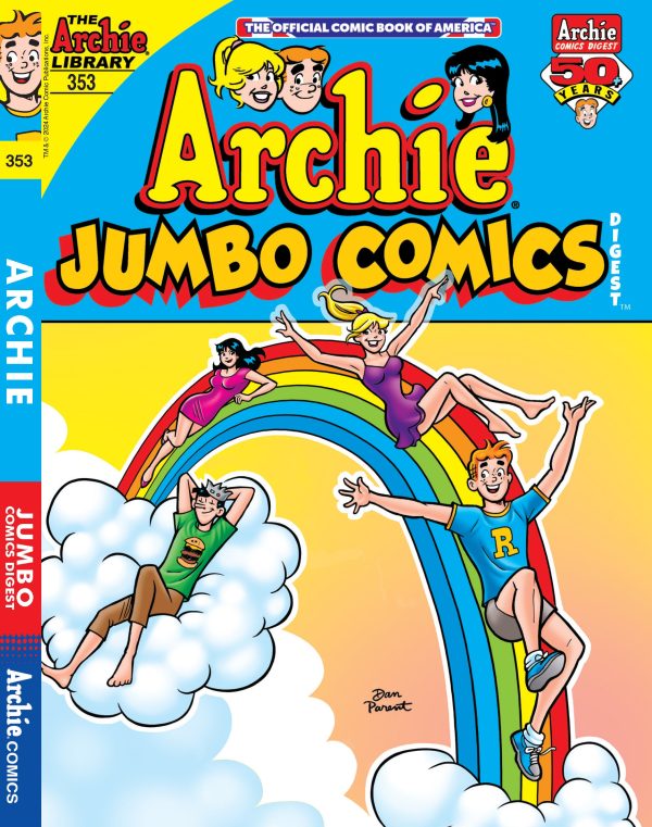 Archie Jumbo Comics Digest - Issue 353: Brand New Story, Archie Andrews, Veronica Lodge, Betty Cooper, Jughead Jones, Dr. Masters Is Here To Help His Followers Keep Up With The Latest Slang! Hot on Sale