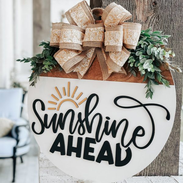 Sunshine Ahead Sunburst Door Hanger For Cheap - Image 2