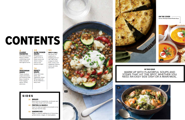 Soups & Sides - 89 Recipes To Warm Your Tummy & Soul, Classics For Every Home Cook To Master, Savory Twists On Chili, Slow Cooker Favorites, Delicious Sandwich Sides For Every Occasion, Breads & More! Sale - Image 2