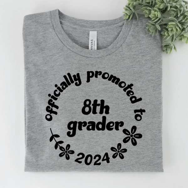 Officially Promoted to 8th Grader Graphic - Last Day of Seventh Grade Graphic Cheap