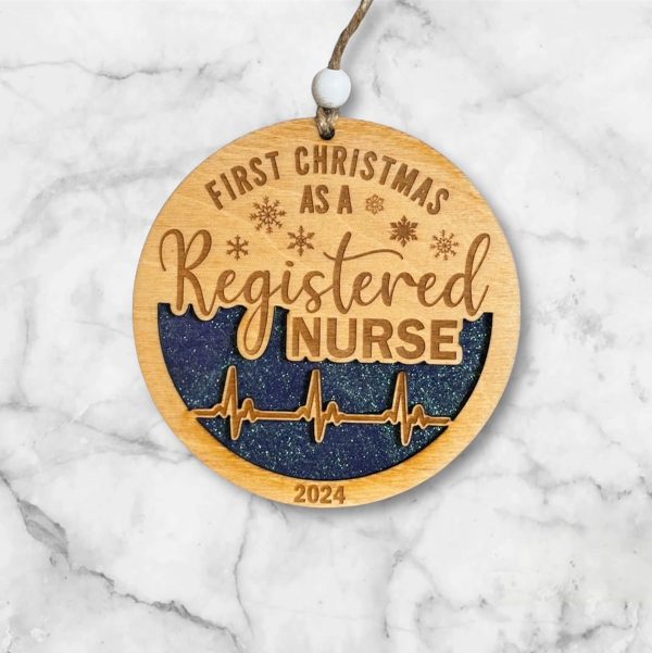 First Christmas Nurse RN Ornament Sale - Image 2