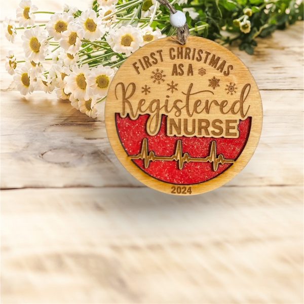 First Christmas Nurse RN Ornament Sale - Image 4