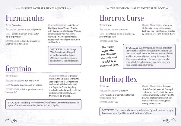 Harry Potter Unofficial Spellbook: Charms, Hexes, Curses, Wand Movement, Expelliarmus, Quidditch, Chamber Of Secrets, Sorcerer s Stone, Unbreakable Vow, Serpensortia, Vera Verto, Wizards (Digest Size) Cheap - Image 2