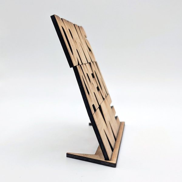 The Greatest of These is Love Coaster with Display Stand Hot on Sale - Image 2