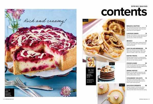 Spring Baking - 82 Recipes, Breads, Muffins, Brunch Ideas, Desserts, Cakes, Cookies, Bars, Pastries, Easter Treats, Strawberry Delights, Lemon Classics, Meringues, Cheesecakes, Madeleines & More! Online Hot Sale - Image 2