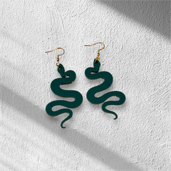 Snake Halloween Dangle Earrings on Sale - Image 2