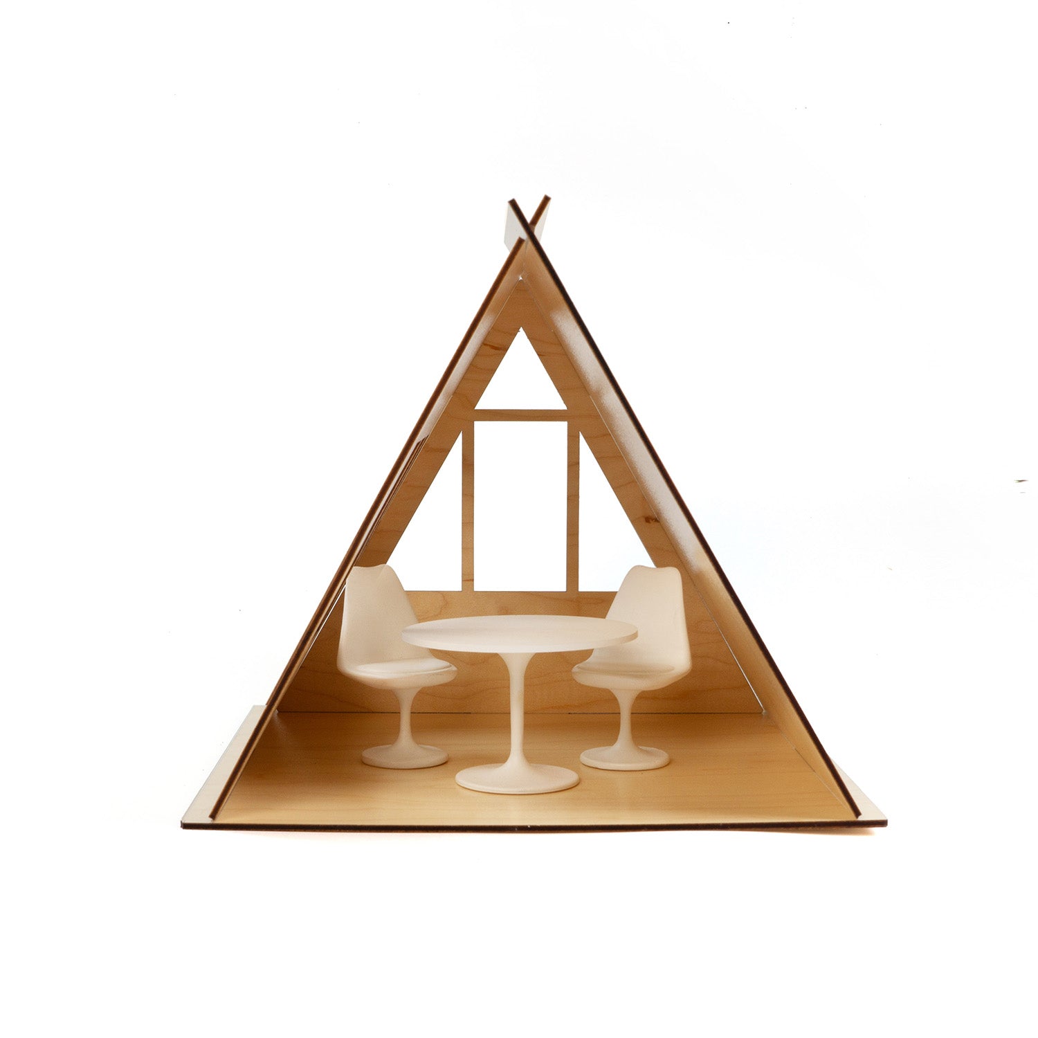 Modern A-Frame Dollhouse 1:12 Scale Online Sale