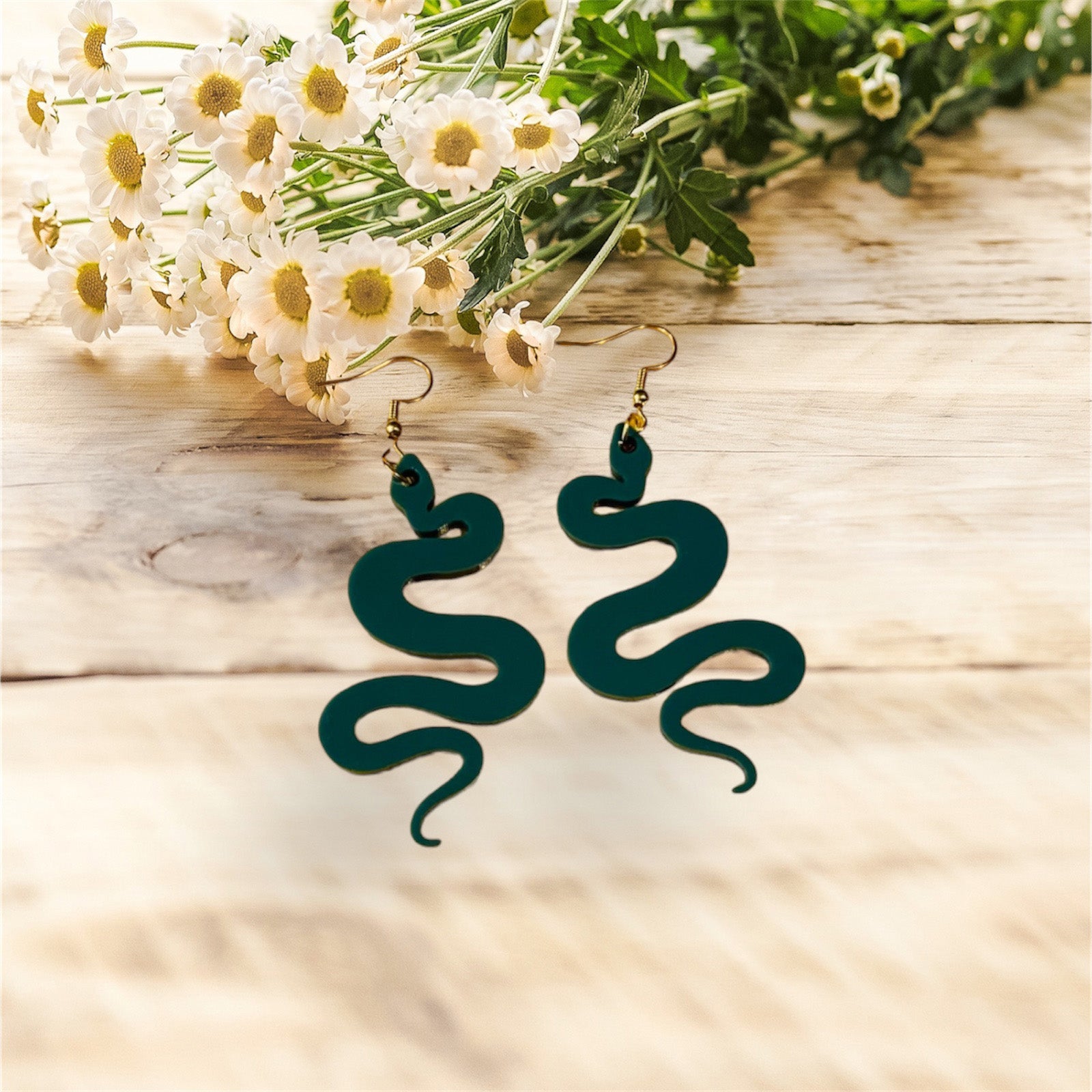 Snake Halloween Dangle Earrings on Sale