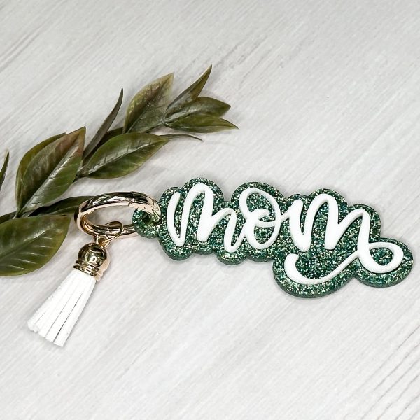 Layered Mom Keychain Online Sale
