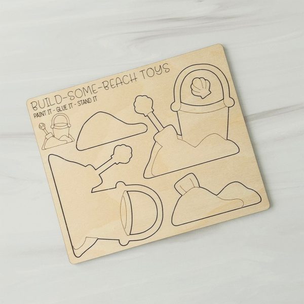 Build Some Beach Toys Pop-Out Card Fashion - Image 4