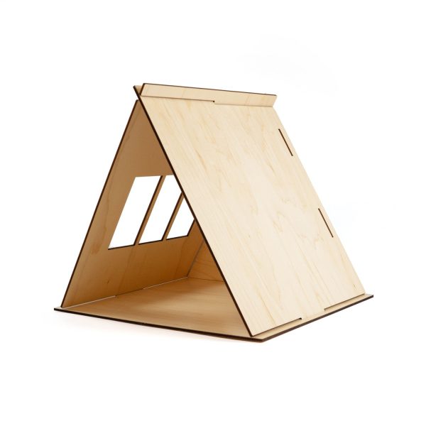 Modern A-Frame Dollhouse 1:12 Scale Online Sale - Image 4
