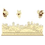 Advent Countdown Calendar with Santa, Elf and Reindeer on the Winter City Background Online Sale - Image 3