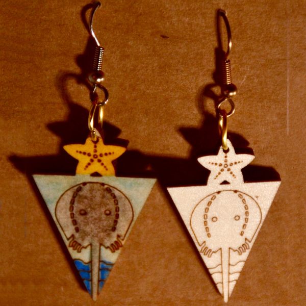 Ocean-Inspired  Horseshoe Crab  Earrings For Cheap